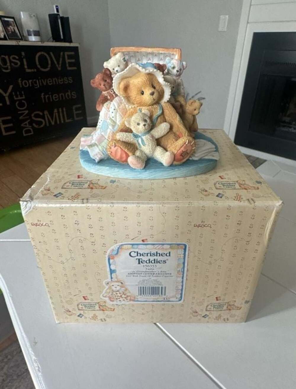 1996 Cherished Teddies Tasha #156353 Figurine With Box – Adoption Center Exclusi